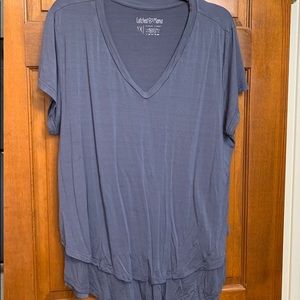 Gray Latched Mama nursing top